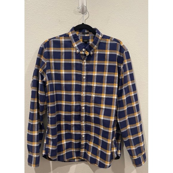 J. Crew Other - J.CREW Oxford Slim Plaid Button Down Shirt